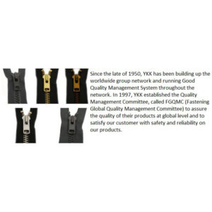Hillside YKK Zippers
