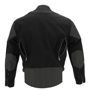 Men's Vented Leather & Cordura Motorcycle Jacket