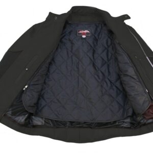 Men's Vented Leather & Cordura Motorcycle Jacket