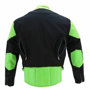 Men's Vented Leather & Cordura Motorcycle Jacket