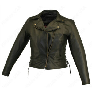Women's Beltless Biker Jacket