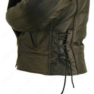 Women's Beltless Biker Jacket