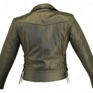 Women's Beltless Biker Jacket