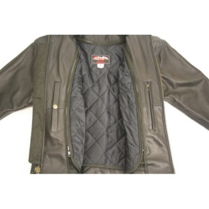 Women's Braided Leather Jacket