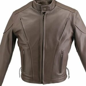 Men’s Vented Leather Jacket