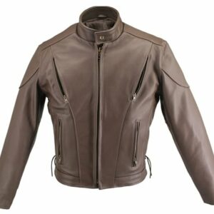Men’s Vented Leather Jacket