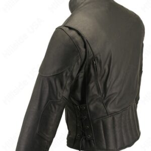 Men’s Vented Leather Jacket