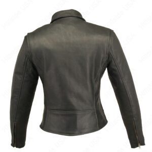 Women's Classic Leather Biker Jacket