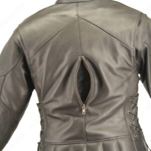 Women's Classic Vented Leather Jacket