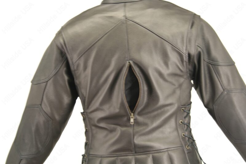 Women's Classic Vented Leather Jacket