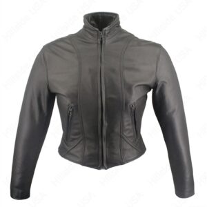 Women's Shaped Motorcycle Leather Jacket