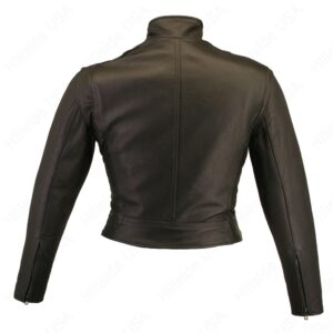 Women's Shaped Motorcycle Leather Jacket