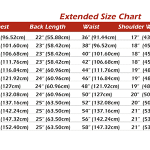 Men's Size Chart