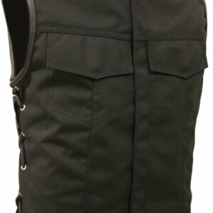 Men's SOA Style Side Lace Cordura Black Vest