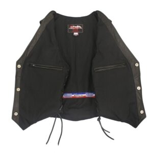 Women's Biker Vest with Laced Sides