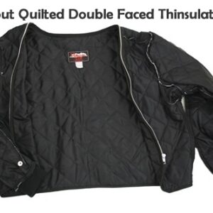 Men's Cafe Racer Horsehide Motorcycle Jacket - Image 4