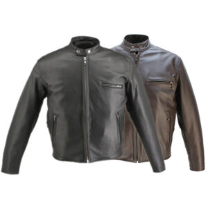 Men's Cafe Racer Horsehide Motorcycle Jacket