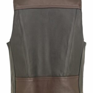 Men's Horsehide Biker Two-Toned Vest