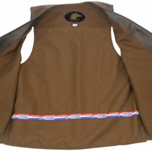 Men's Horsehide Biker Two-Toned Vest