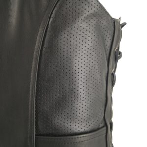 Men's Semi-Perforated Motorcycle Vest