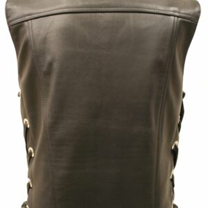 The Men's Elite Motorcycle Leather Vest - Image 4