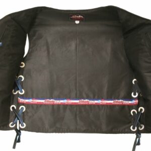The Men's Elite Motorcycle Leather Vest - Image 5
