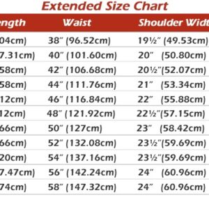 Men's Vintage Leather Jacket Size Chart